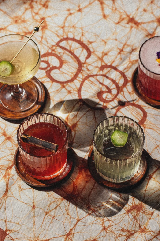 Sri Lankan cocktails at Biling made with arrack, kithul and local ingredients